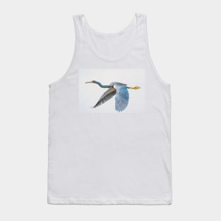 Tri colored heron Tank Top